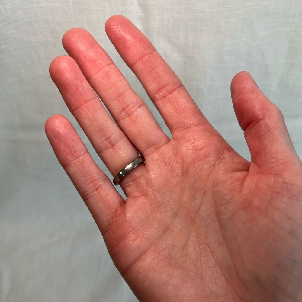 Sterling Silver Clear Quartz Ring Size 6 - Picture 5 of 7